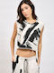 Women's Sleeveless Sports Blouse Black