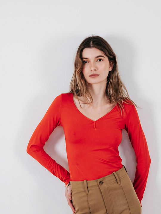 Badila Bluse Rot