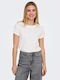 Women's Blouse Short Sleeve White