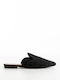 Flat Suede Mules In Black Colour A26-310-9790-Black
