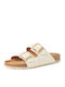 Leather Women's Sandals Ecru