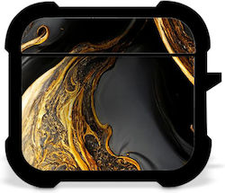 Marble Калъф в Черен цвят за Apple AirPods 1/2