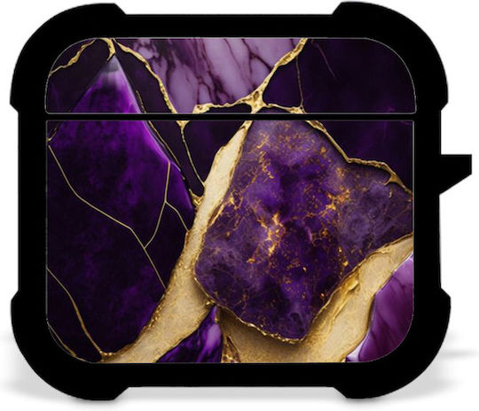 Marble Bluetooth-Ohrhörer Zubehör Hülle In Gold Für Apple AirPods 1 / AirPods 2