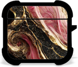 Marble Калъф в Черен цвят за Apple AirPods 1/2