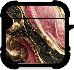 Marble Калъф в Черен цвят за Apple AirPods 1/2