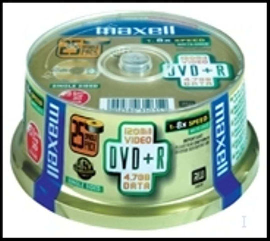 Maxell DVD+R Inscripționabile 16x 4.7GB Cake Box 50 Bucăți
