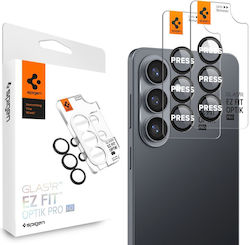 Spigen Glas.tR EZ Fit Optik Pro HD (2-pack) Προστασία Κάμερας Tempered Glass Μαύρο για το Samsung Galaxy S26 Spigen Glas.tR EZ Fit Optik Pro HD (2-pack) Προστασία Κάμερας Tempered Glass Μαύρο για το Samsung Galaxy S26