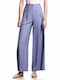 Damen Hochgeschnittene Pantaloons in Hellblau