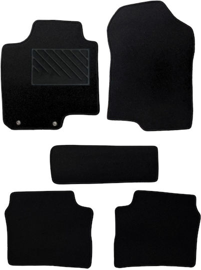 Luxury Quality Carpet Mats Black Compatible Hyundai Bayon 5pcs