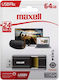 64gb Usb Flash Drive Maxell Flix Usb 3.0 Black