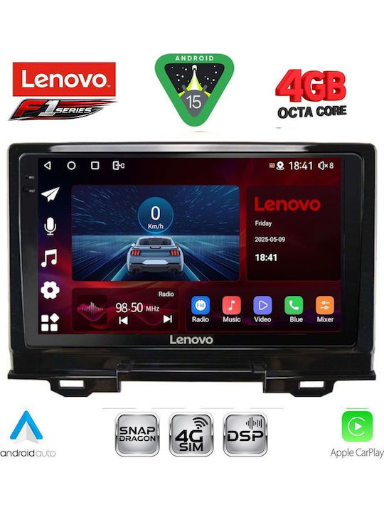 Lenovo Автомобилна Аудио Система За Honda HR-V 2021 Bluetooth USB Вграден Wi-Fi GPS Apple CarPlay Android Auto С 9" Touch Screen