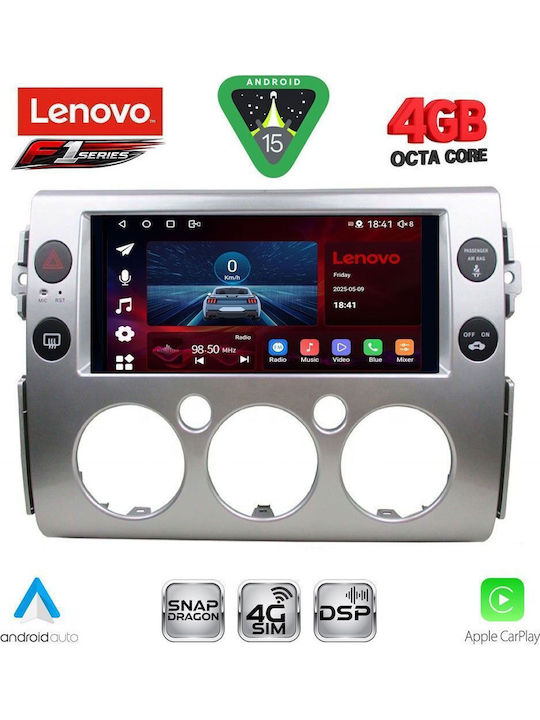 Lenovo Car Audio System for Toyota FJ 2007-2013 (Bluetooth/USB/WiFi/GPS/Apple CarPlay/Android Auto) with 9" Touch Screen