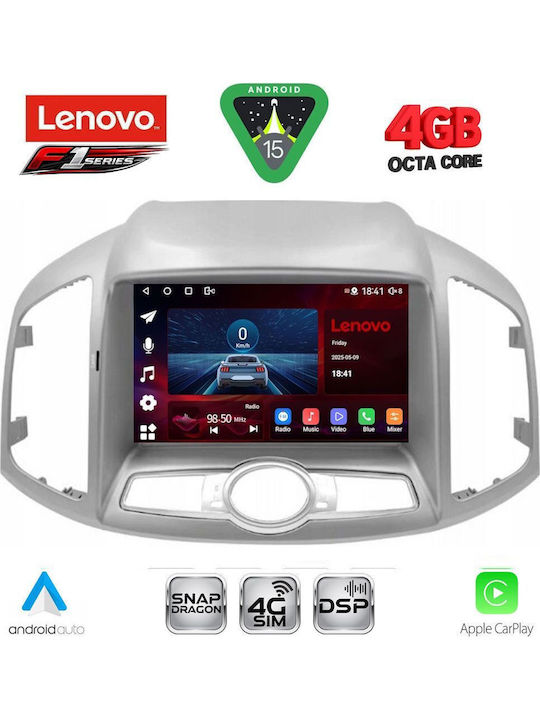 Lenovo Car Audio System for Chevrolet Captiva 2012-2018 (Bluetooth/USB/WiFi/GPS/Apple CarPlay/Android Auto) with 9" Touch Screen