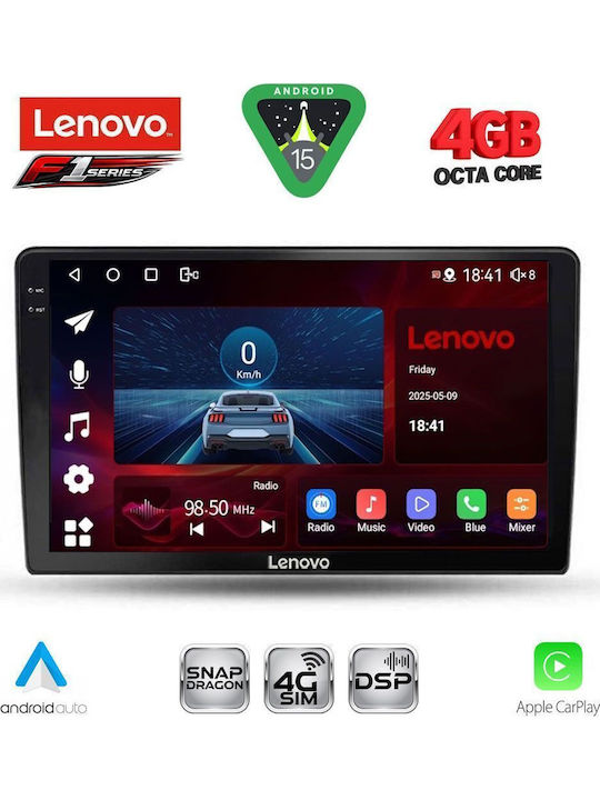 Lenovo Car Audio System for Toyota Corolla Verso 2000-2004 Bluetooth USB WiFi GPS Apple CarPlay Android Auto with 9" Touch Screen