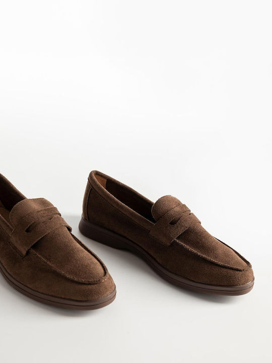 Bozikis Γυναικεία Loafers σε Καφέ Χρώμα