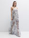 Summer Maxi Dress for Wedding Christening Floral