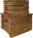 vidaXL Wooden Garden Decoration 2 Pieces 244498