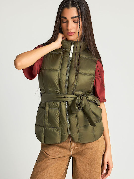 Funky Buddha Women's Sleeveless Jacket for Spri...