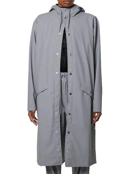 Long Women's Jacket for Winter Rock Grey