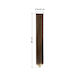 Tesias Group Picket for Garden Fence Made of Wood 7.2x4.6x26cm 10 Pieces