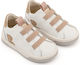 Babywalker Babywalker Leather Sneakers Beige Christening Shoes for Boys