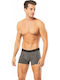 Herren Boxershorts Schwarz/Anthrazit 2Pack