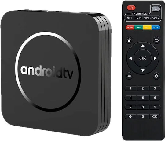 Decodor TV Digital Suport 4K Conexiune Ethernet Rapidă 100m Telecomandă Negru