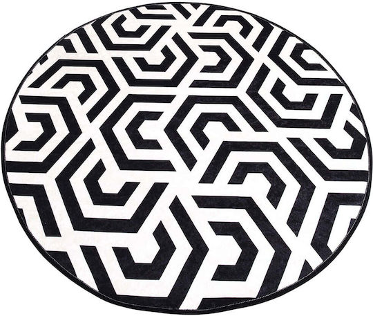 L'Εssentiel Maison Badematte 359CHL1449 Weiß-Schwarz 100x100cm