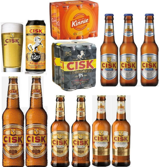 Cisk Glas Bier Transparent