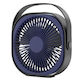 Ventilator Mini Usb De Birou Alista Home Rotire 360 Grade 3 Viteze 1500 Ma 13.5 X 12.8 Albastru
