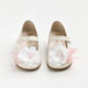 Ever Kid Christening Leather Pumps Ecru