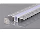 Profil De Aluminiu Încastrat Pentru Bandă Led Alb Capac Placă De Gips-Carton 200x5,2x1cm
