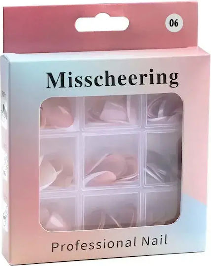 False Nail Tips French in Pink Colour 135 Pieces WDMC06