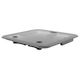 Ultra-Low Profile Hatch Grey Acrylic Silver Frame Hinge Flush Spindle