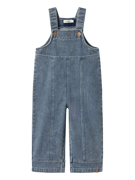 Lil' Atelier Kids Denim Jumpsuit Blue