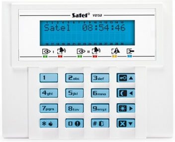 Satel Security Alarm Keypad with Screen in White Colour 756856245