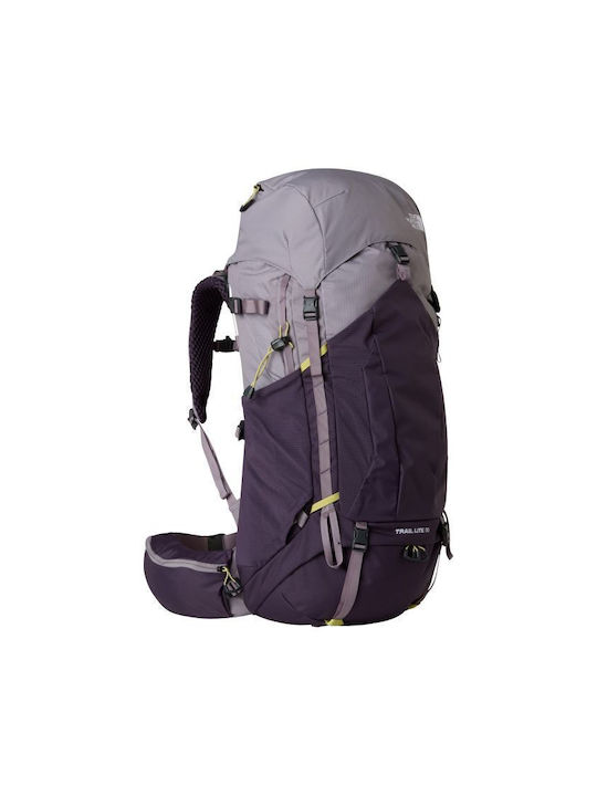 The North Face Trail Lite 50 Ορειβατικό Σακίδιο 54lt Αδιάβροχο Γκρι Trekking