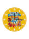 Koupakoupa Kids Wall Clock Steal A Brainrot 67 Roblox Style Wooden 20cm
