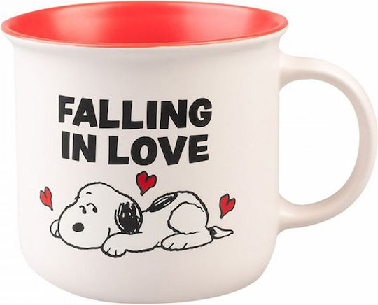 Peanuts Snoopy and Woodstock Κούπα Κεραμική 350ml