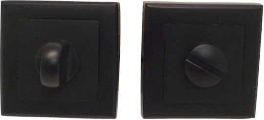 Wc Latch Set 52mm Stile Electro Black Matte Oramis