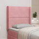 vidaXL Stoff-Kopfstütze für Betten Rosa 80cm