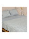 White Fabric Mommie Σετ Σεντόνια Μονά 165x270εκ. Μπλε (3τμχ)