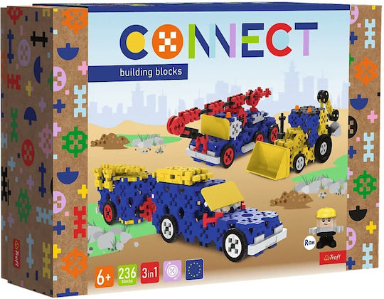 Trefl Building Blocks Connect 3in1 For 6+ Years 236 Pieces