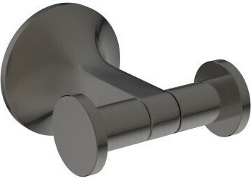 Ideal Standard Double Bathroom Hook with Screws 7.5x8.6cm Gray