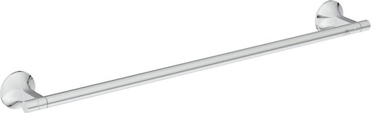 Ideal Standard Ράγα Μπάνιου Μονή Επιτοίχια με Βίδες Ασημί