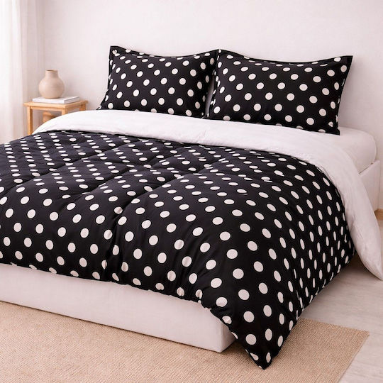 My Home Luxury Paturi & Cuverturi Pat Set Super King Negru 230x250cm 3 Bucăți My Home Luxury Paturi & Cuverturi Pat Set Super King Negru 230x250cm 3 Bucăți