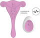Vibrator mit Fernsteuerung 16cm Fuchsie