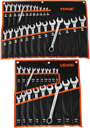Vevor Set Chei Combinative 44 Bucăți Sae & Metric 12 Puncte 15° Cap Flexibil Husă Suspendată Zxbstzlmgds4f7eel001v0