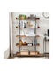 Boden Braunes Bücherregal 100x28x178cm