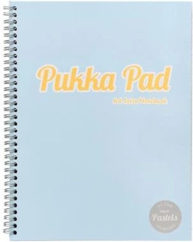 Pukka Pad Spirale Schulheft Geregelt A4 200 Papiereinlagen Hellblau